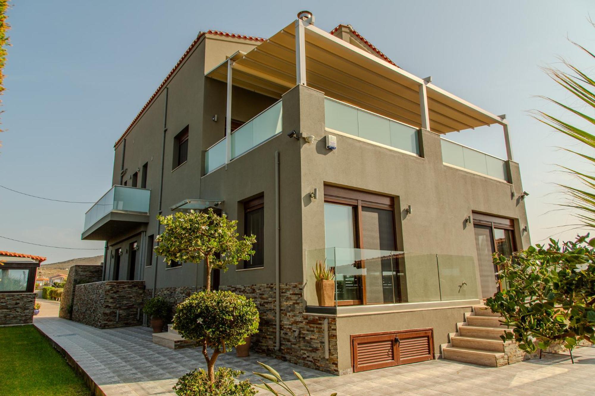 A Cozy Eco Villa By The Sea Gouves Exterior photo